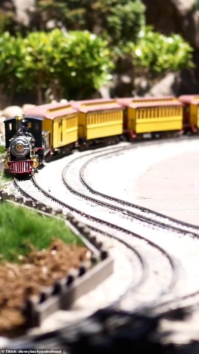 He started with a commercially produced model train that he modified