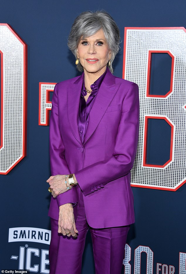 Jane Fonda debuted her gray hair back in 2014 with a pixie cut