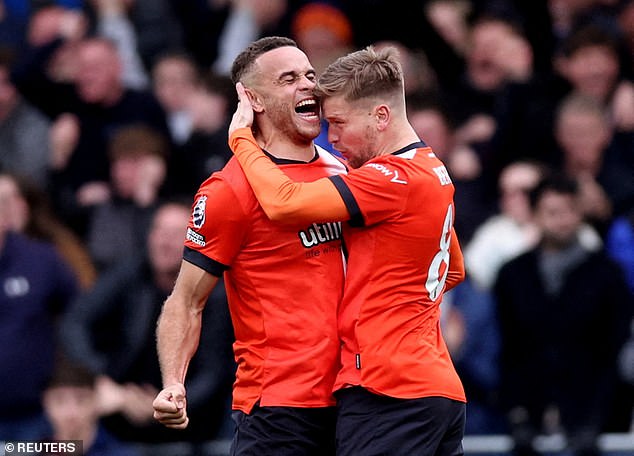 Luton Town drew 1-1 with Nottingham Forest in their Premier League tie on Saturday