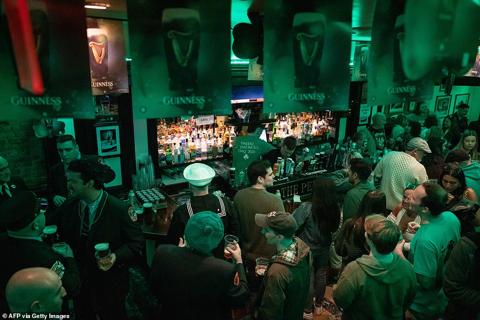 Others were already in one of NYC's hundreds of Irish pubs for the second traditional part of the celebration, and millions more will join them later in the day and on Sunday