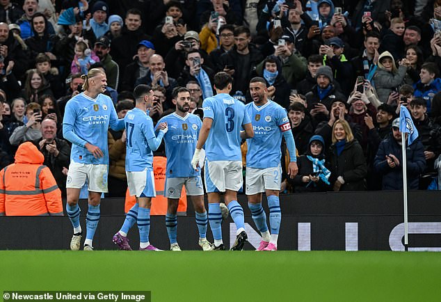 Bernardo Silva scored two goals and City performed with their usual efficiency against Newcastle