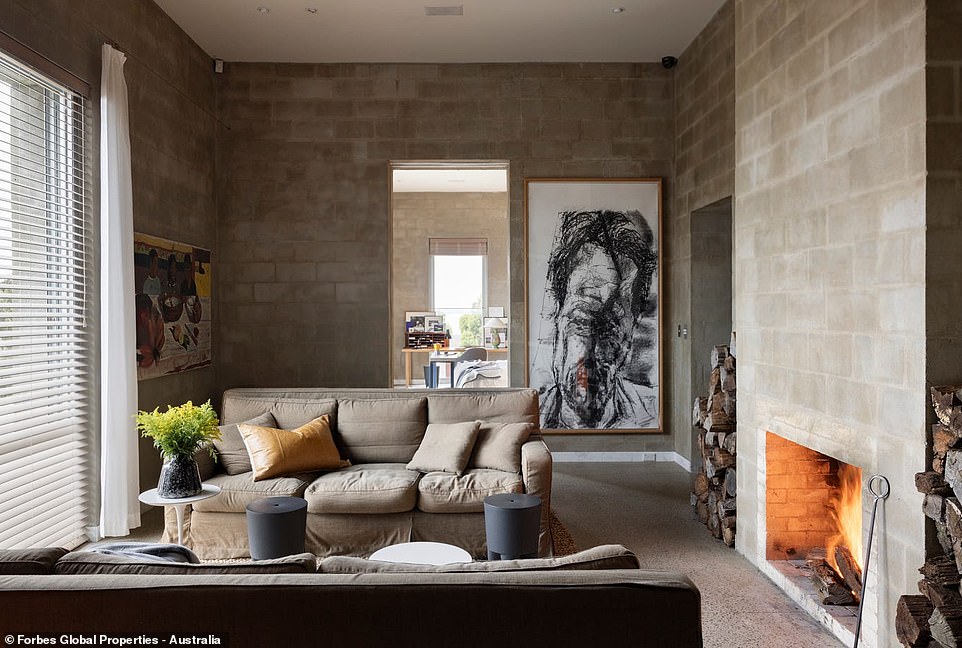 Bare walls and high ceilings were created so that Di Stasio could pour his extensive art collection. There's even a sprawling art gallery where he displays an eclectic array of his favorite pieces