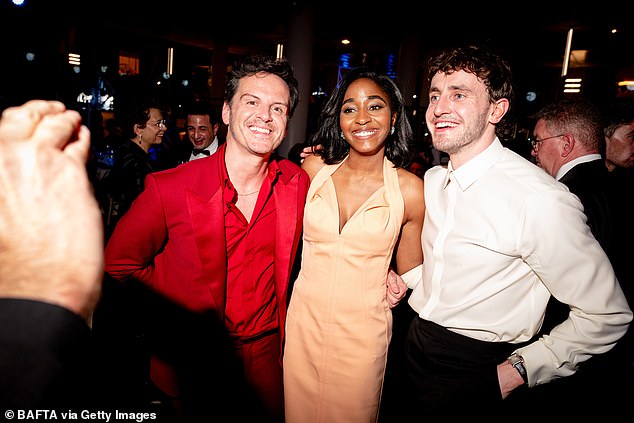 Paul and Ayo were spotted posing for pictures together at the BAFTAs last month, alongside Paul's All Of Us Strangers co-star Andrew Scott
