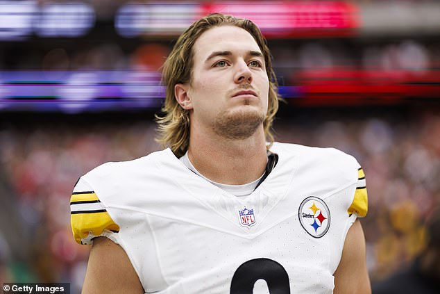 Kenny Pickett struggled as the Steelers' quarterback after the team drafted him in 2022.