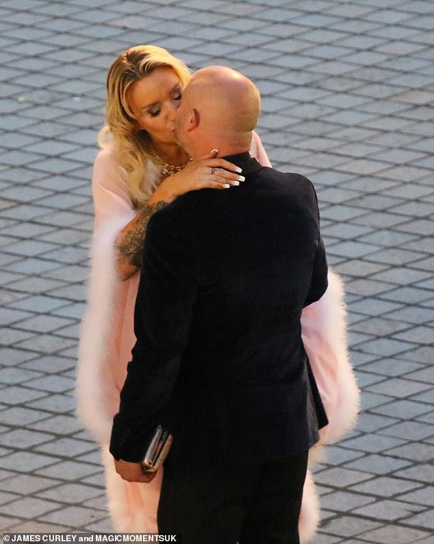 The pair were pictured kissing at the TV BAFTAs last May