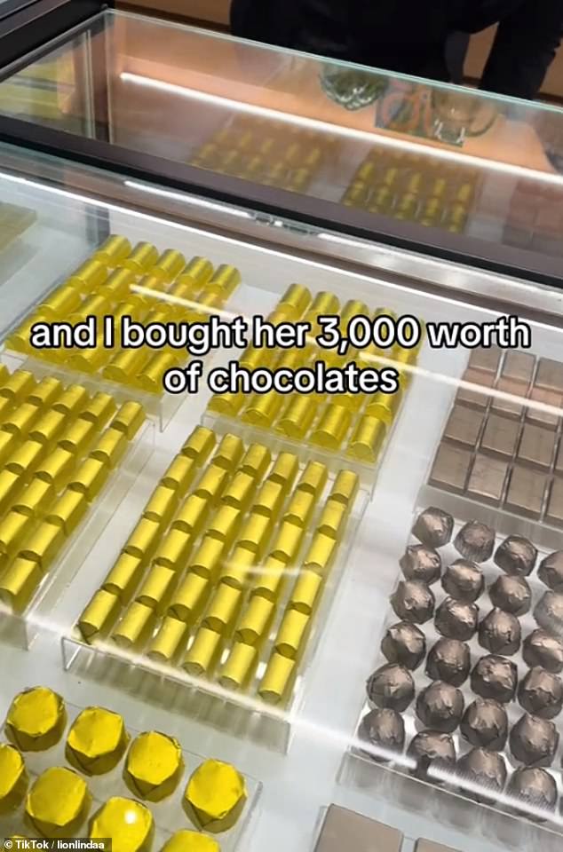 Linda loves to spoil her daughter and bought her hundreds of pounds of luxury chocolate