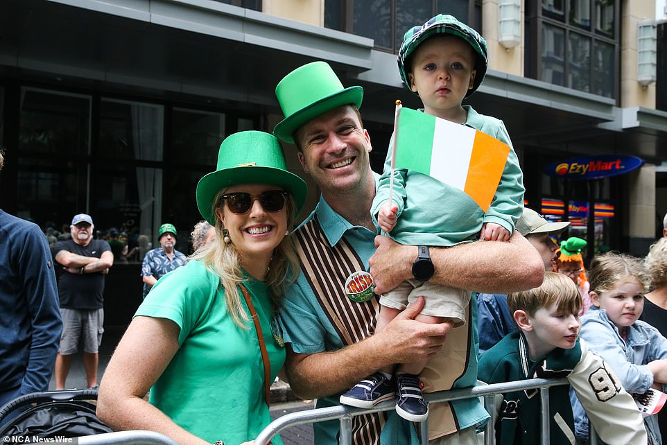 Families were out in force to celebrate Ireland's national holiday