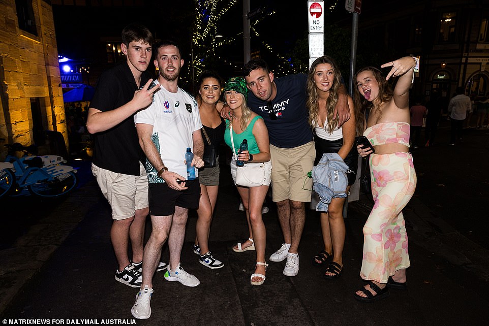 In Australia, many were snapped embracing both the celebrations and each other as the party continued until venues closed their doors