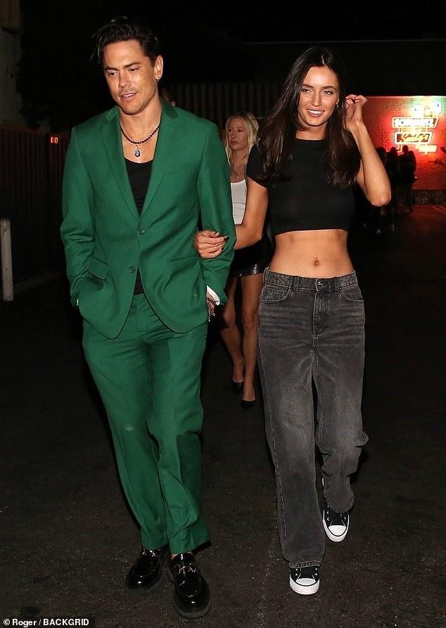 Tom Sandoval was also seen in the company of his girlfriend, Victoria Lee Robinson, after wrapping production on the special