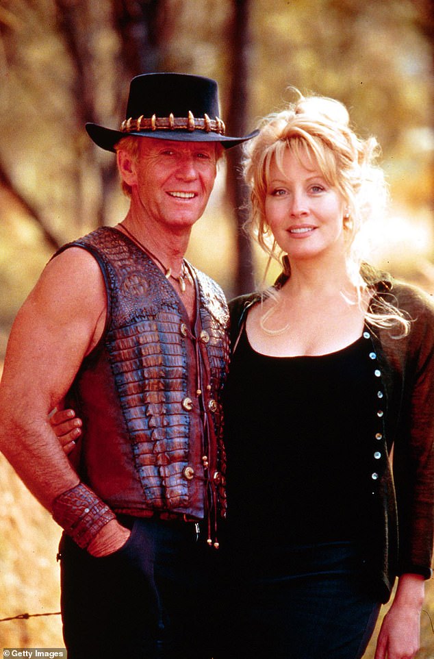 Paul famously met Chance's mother Linda Kozlowski (right) while filming Crocodile Dundee in 1986, but effectively raised him as a single father following his divorce in 2013