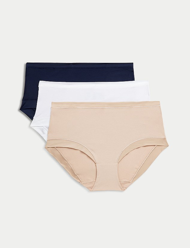 Underwear 3pk, £16, marksandspencer.com