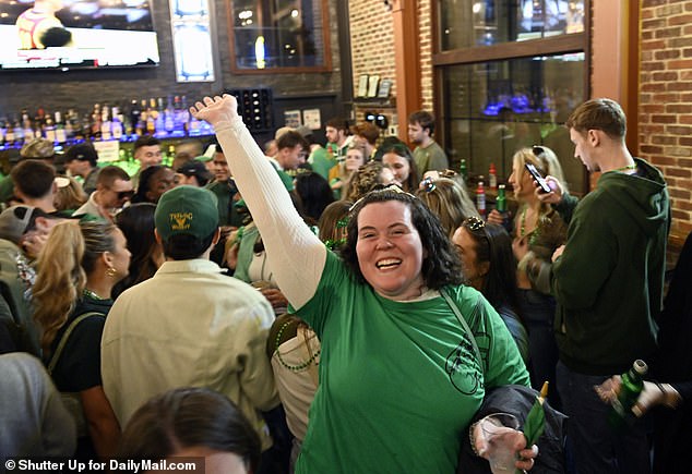 After the parade, New Yorkers headed to their favorite Irish pubs to keep the festivities going