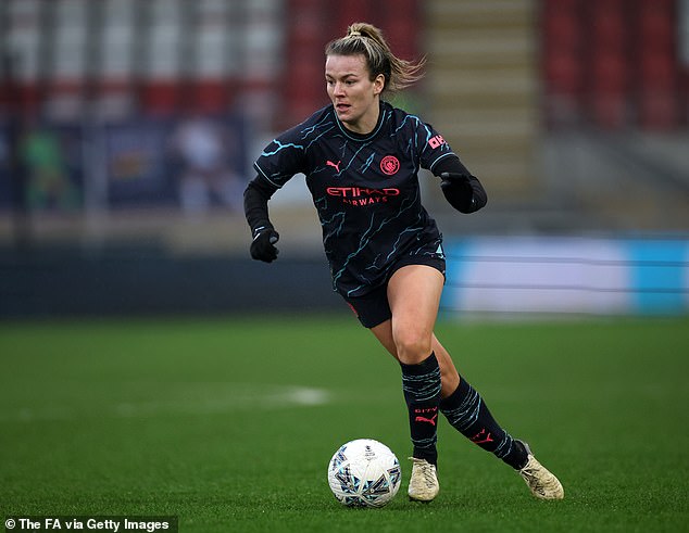 Lauren Hemp scored Manchester City's goal against Brighton