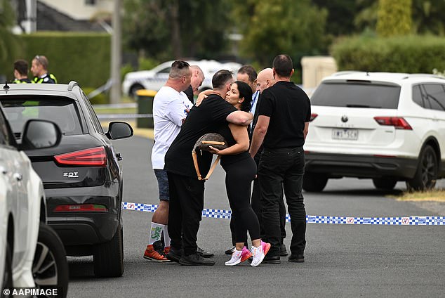Shocked friends and family rushed to the scene where John Latorre was gunned down in his Greenvale driveway last Tuesday morning.