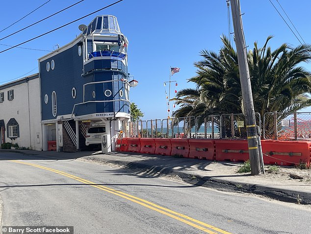 In December, the Coastal Commission fined property owners more than $5 million for trying to block the driveway with makeshift materials such as netting, cones and medians.