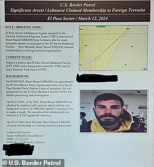 1710737563 748 Jihadist Lebanese migrant caught crossing Texas and tells border patrol