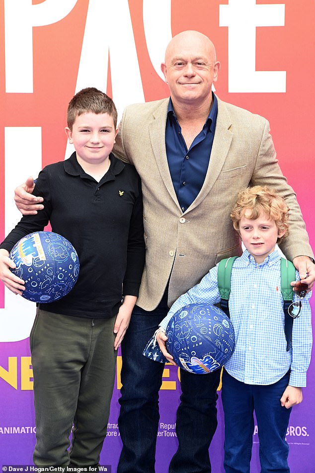 Ross is married to his wife Renee O'Brien, a lawyer, and they have three children together: Leo, eight, and twins Ava and Kitty, six. He also has a teenage son Oliver from a previous relationship (seen with Leo and Oliver in 2021)