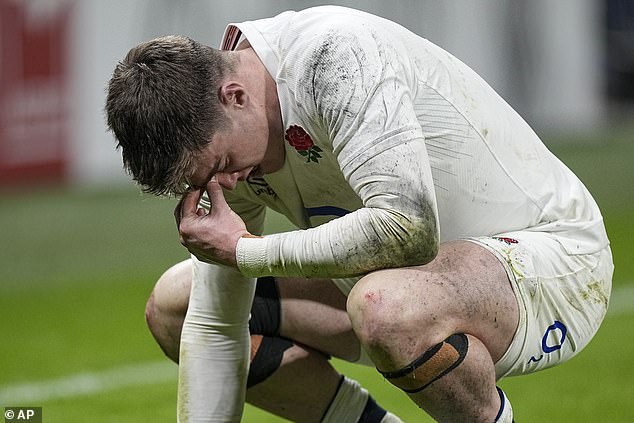 England's Tommy Freeman shows his disappointment after the 33-31 defeat to the French