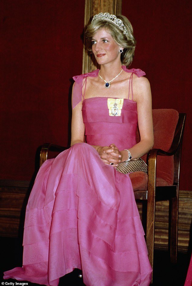A royal expert had claimed that Princess Diana (pictured in 1983) insisted that the brothers put their feud aside to present the award on her behalf.