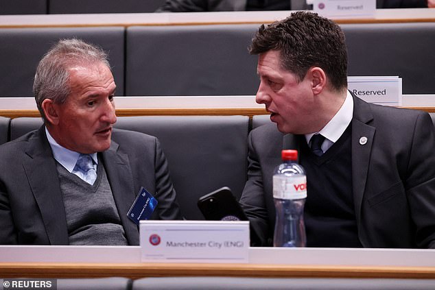 Begiristain was present at the Champions League draw which took place in Switzerland
