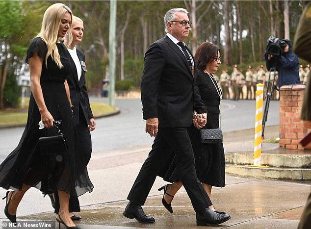 Former Defense Minister Joel Fitzgibbon and his wife Di are in mourning