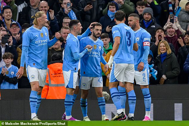 Manchester City beat Newcastle to book their second successive FA Cup semi-final