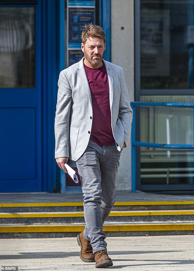 Lukey (pictured) avoided prison but was ordered to a 12-month community order, carry out 100 hours of unpaid work, complete 30 days of rehabilitation, pay £500 compensation for damages and £199 in costs and a victim surcharge.