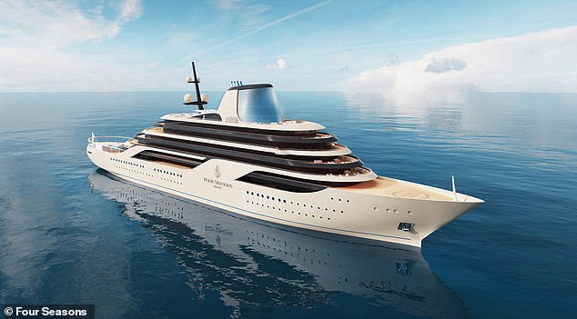 Four Seasons' first yacht (pictured) will make its maiden voyage in fall 2025