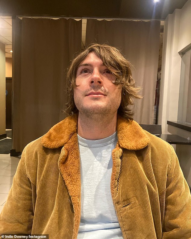 Speaking of which, Downey's son, Indio Falconer Downey, 30, celebrated 18 months of sobriety last November (October 17 photo)