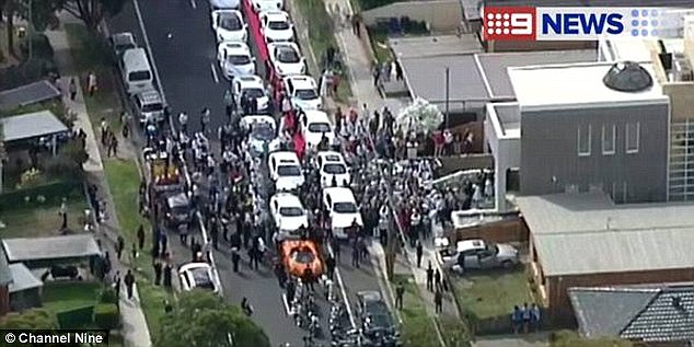 Mr Mehajer says it wasn't his fault the helicopters and huge motorcade of Ferraris, Lamborghinis and Harley Davidsons caused problems