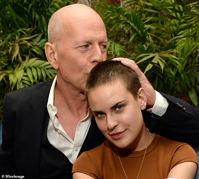 Previously, the Stars On Mars personality opened up about her battle with body dysmorphia and an eating disorder, as well as her ADHD diagnosis. Photographed with Bruce in 2015