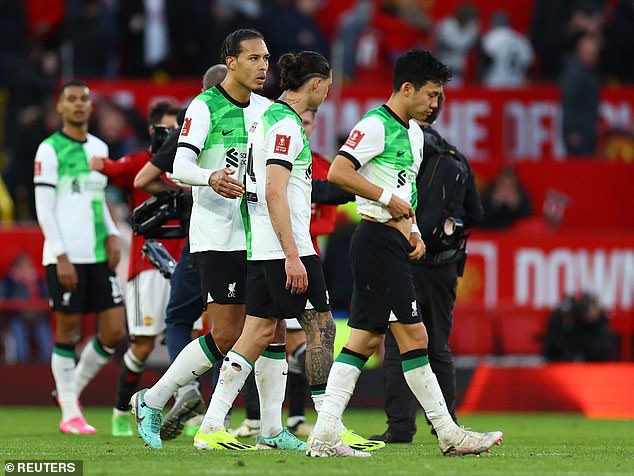 Liverpool were left depressed after the match, with their hopes of winning the FA Cup.