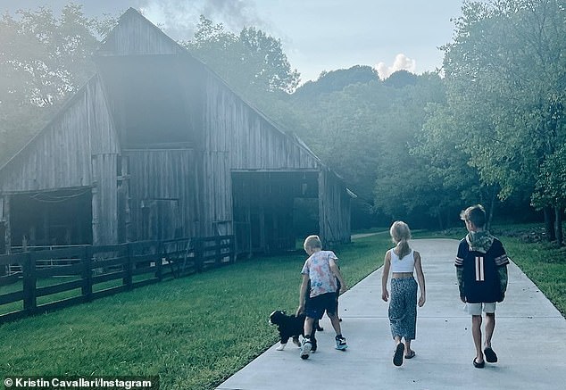 Cavallari shares sons Camden, 11, and Jaxon, nine, and daughter Saylor, eight, with ex-husband Jay Cutler