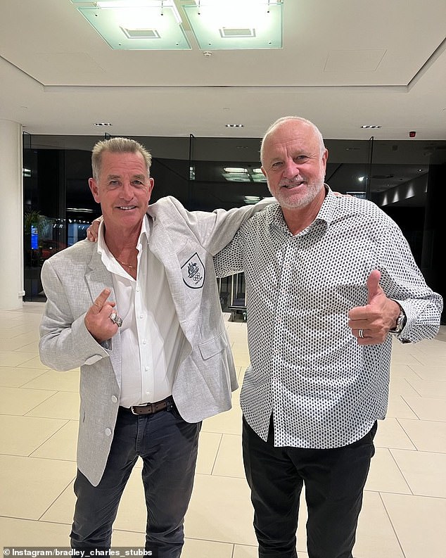 Stubbs (pictured with Socceroos coach Graham Arnold) was criticized when it was revealed he was charging up to $5500 an hour to help Kevin Walters coach Queensland.