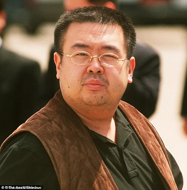 The late Kim Jong-nam (pictured), who died on February 13, 2017 after being targeted with a nerve agent, was Jong-il's eldest son.
