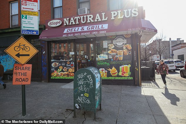 The attack took place at the Natural Plus bodega on Fourth Avenue in Park Slope.