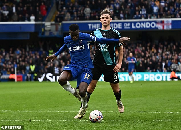 Nicolas Jackson was electric with his pace, creating Chelsea's first goal and also leading to Leicester's Callum Doyle being sent off.
