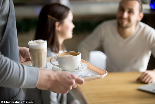 Outraged parents demanded waitress be fired because she shouted at children running around and nearly knocked over a tray full of hot drinks (stock image)