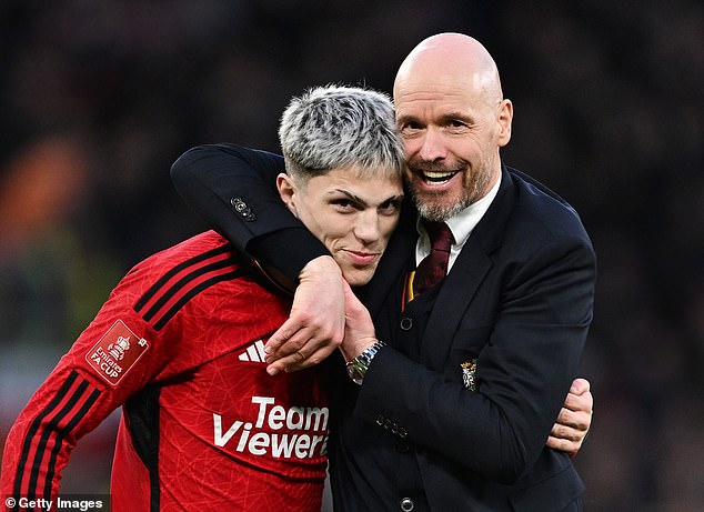 Erik ten Hag couldn't help but show his emotion after a crucial victory for his Man United side