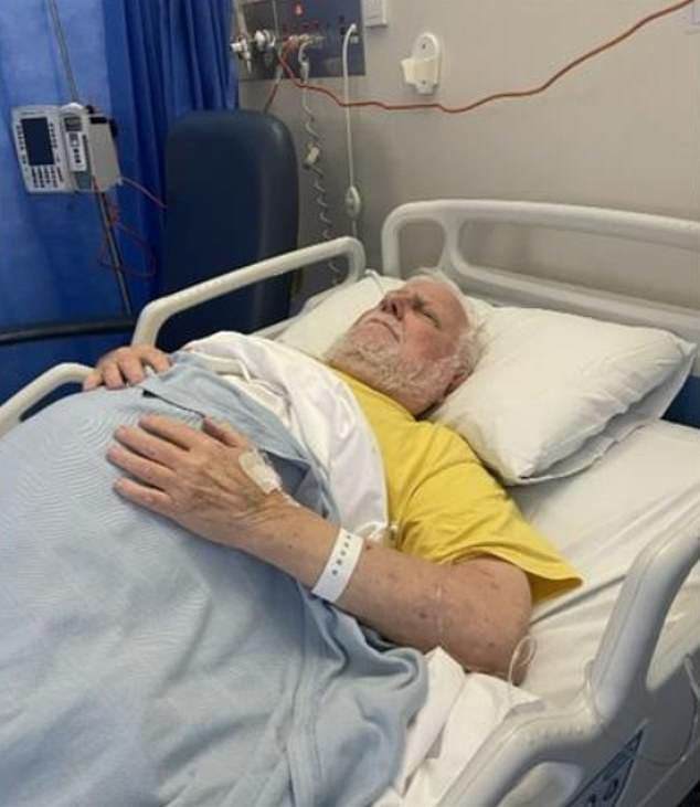 Russell Bates' health deteriorated rapidly in hospital before he was rushed to intensive care on the 10th day. His life support system was turned off two days later.