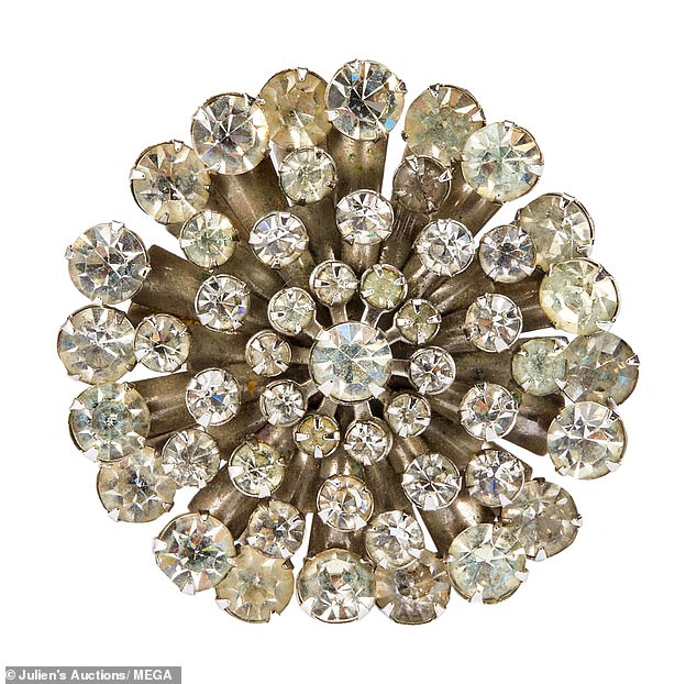A brooch that Monroe wore is among the items listed in the vintage lot.
