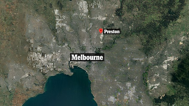 A man has died after falling from a hot air balloon in Preston, in Melbourne's north, in a suspected self-harm incident.