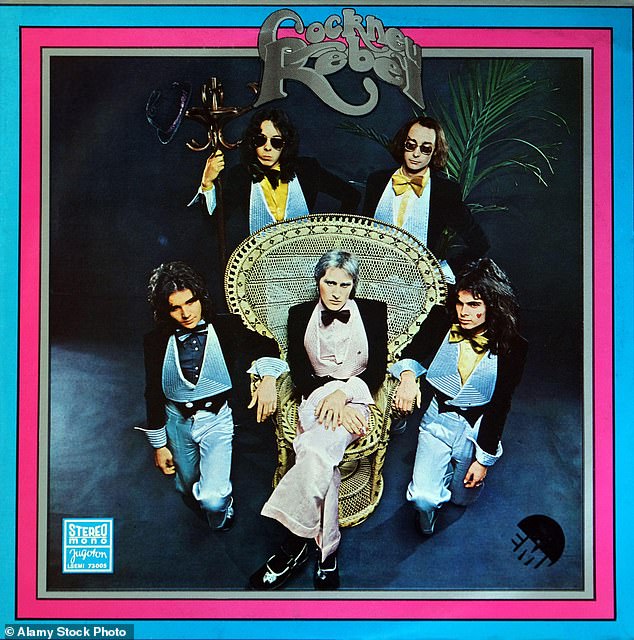 Rock band Cockney Rebel's album cover for The Human Menagerie released in 1973