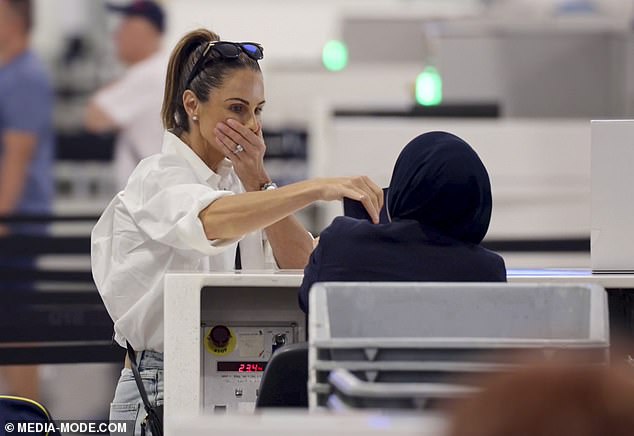 The former Ironwoman, 39, who was reportedly flying to South Africa amid rumors she would appear on I'm A Celebrity... Get Me Out Of Here!, had accidentally brought one of the passports of his daughter instead of his own.