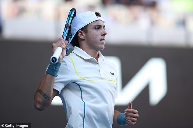 Cazaux, world number 74, reached the fourth round of the Australian Open earlier this year