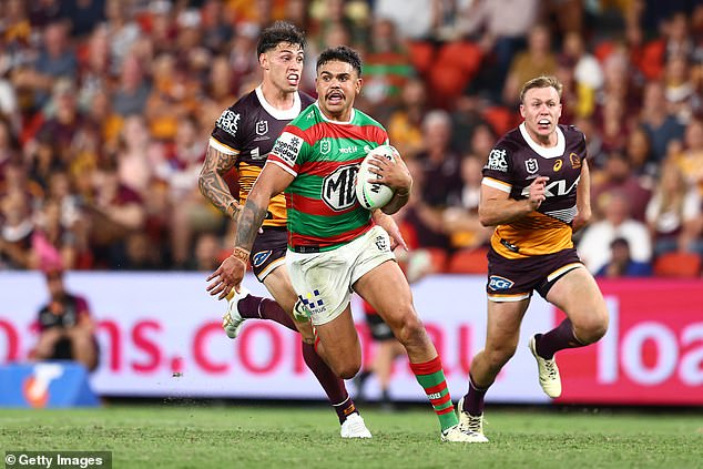 The superstar fullback scored his 100th career NRL try at Suncorp Stadium - but the pressure on him and struggling Souths is mounting after two consecutive defeats.