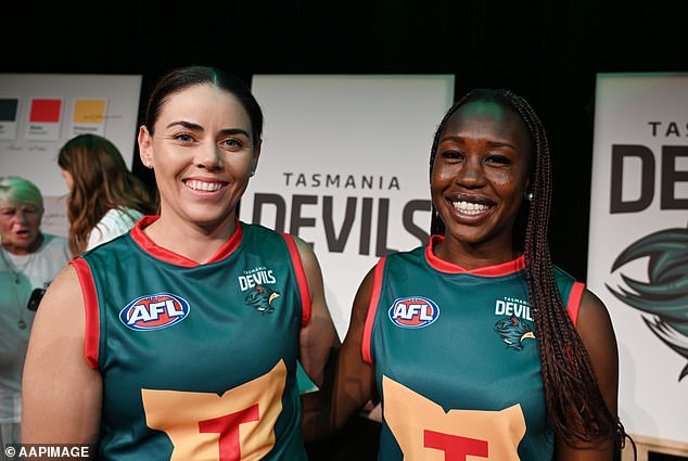 Players were able to wear the Guernsey Foundation for the first time ahead of the club's admission to the AFL in 2028.