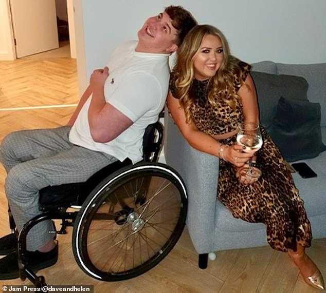 Although they now use a wheelchair, the couple say it doesn't differentiate their relationship from other relationships.