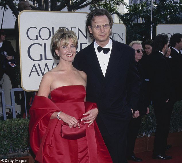 The star was married to Neeson from 1994 until his death (1997 photo)