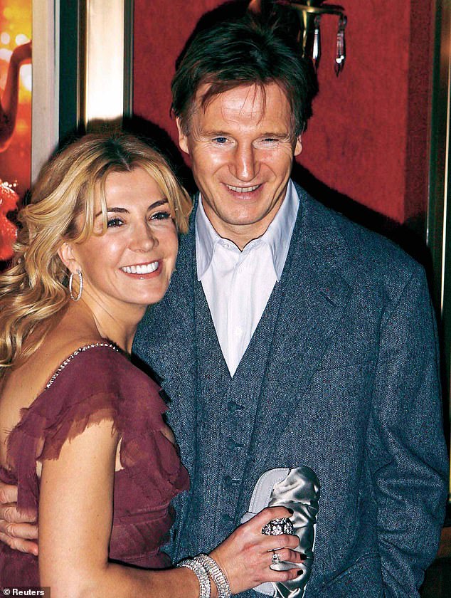 Liam had rushed to Natasha's side - but she didn't initially say she wasn't feeling well (pictured together in 2006)